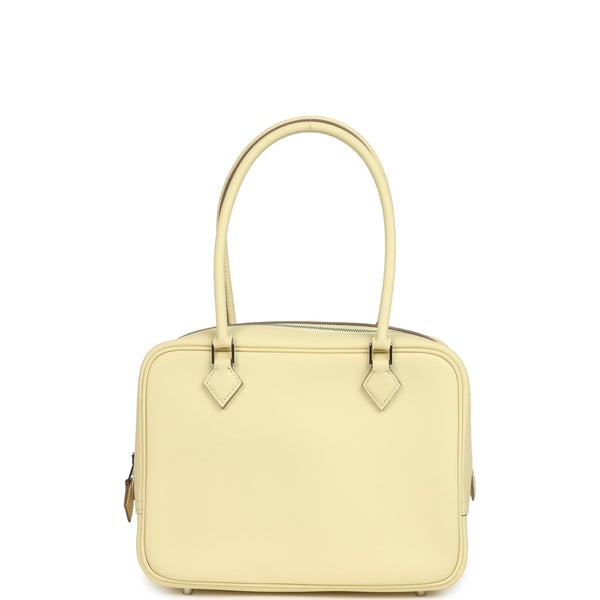 Hermes Hermes Mini Plume 21 Bag Jaune Milton Swift Palladium Hardware