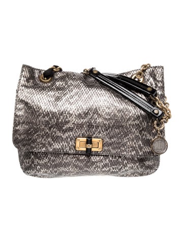 Lanvin Snakeskin Shoulder Bag