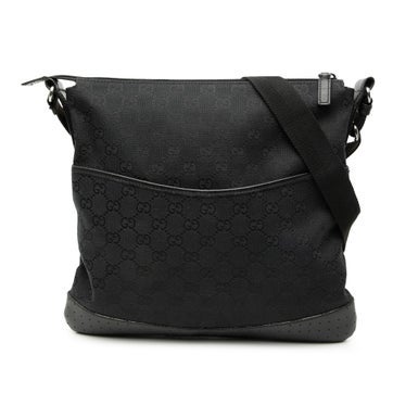 Calf Leather GG Canvas Perforated Crossbody