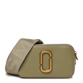 Marc Jacobs Saffiano Utility Snapshot Camera Bag Green