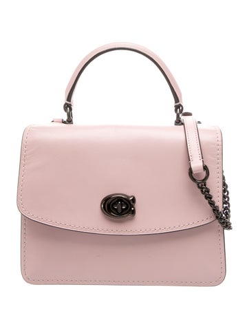 Leather Top Handle Bag