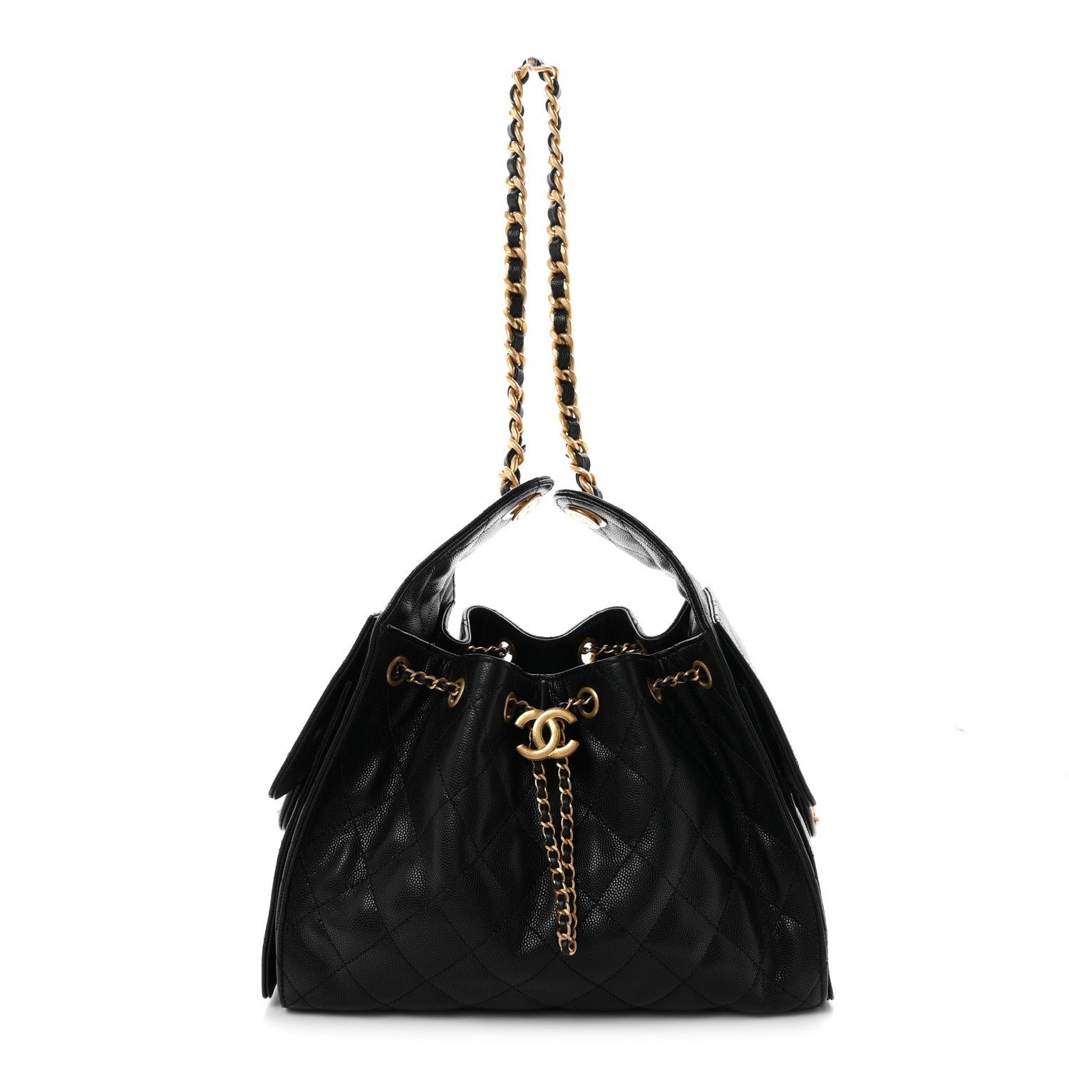 Chanel Caviar Quilted Small Chanel 25 Handbag Black