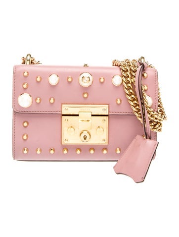 Faux Pearl Padlock Small