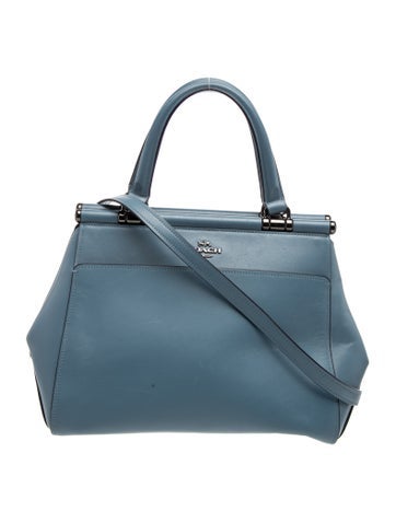 Leather Top Handle Bag