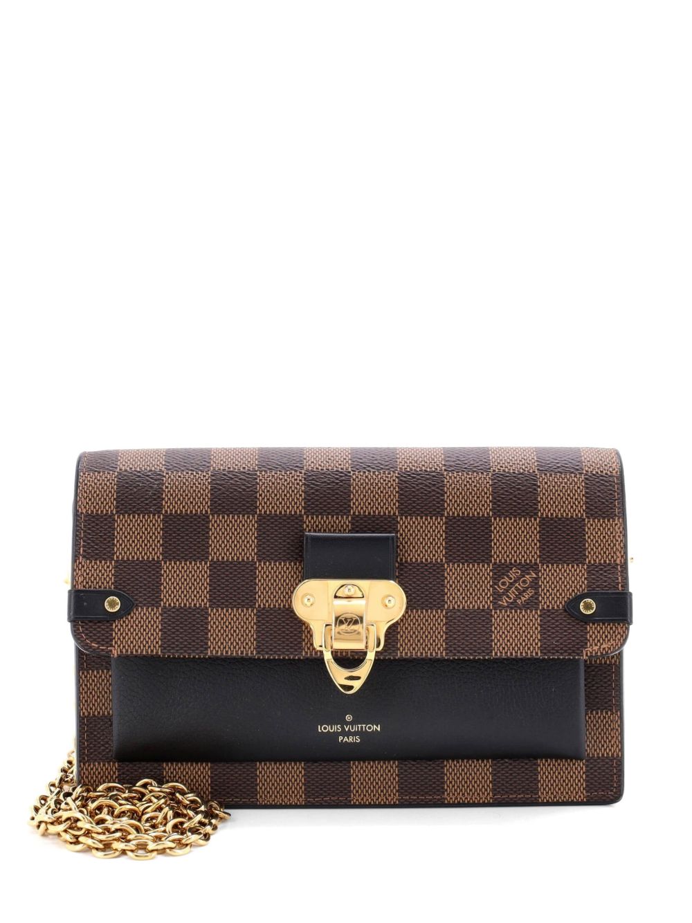 Vavin Chain Wallet NM Damier with Leather crossbody bag