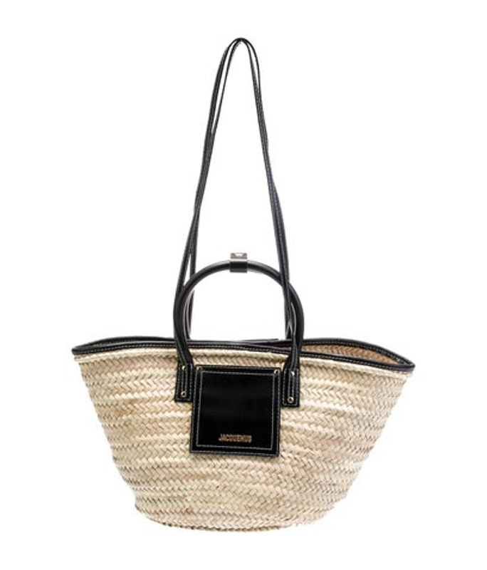Jacquemus Straw Top Handle Bag W Tags