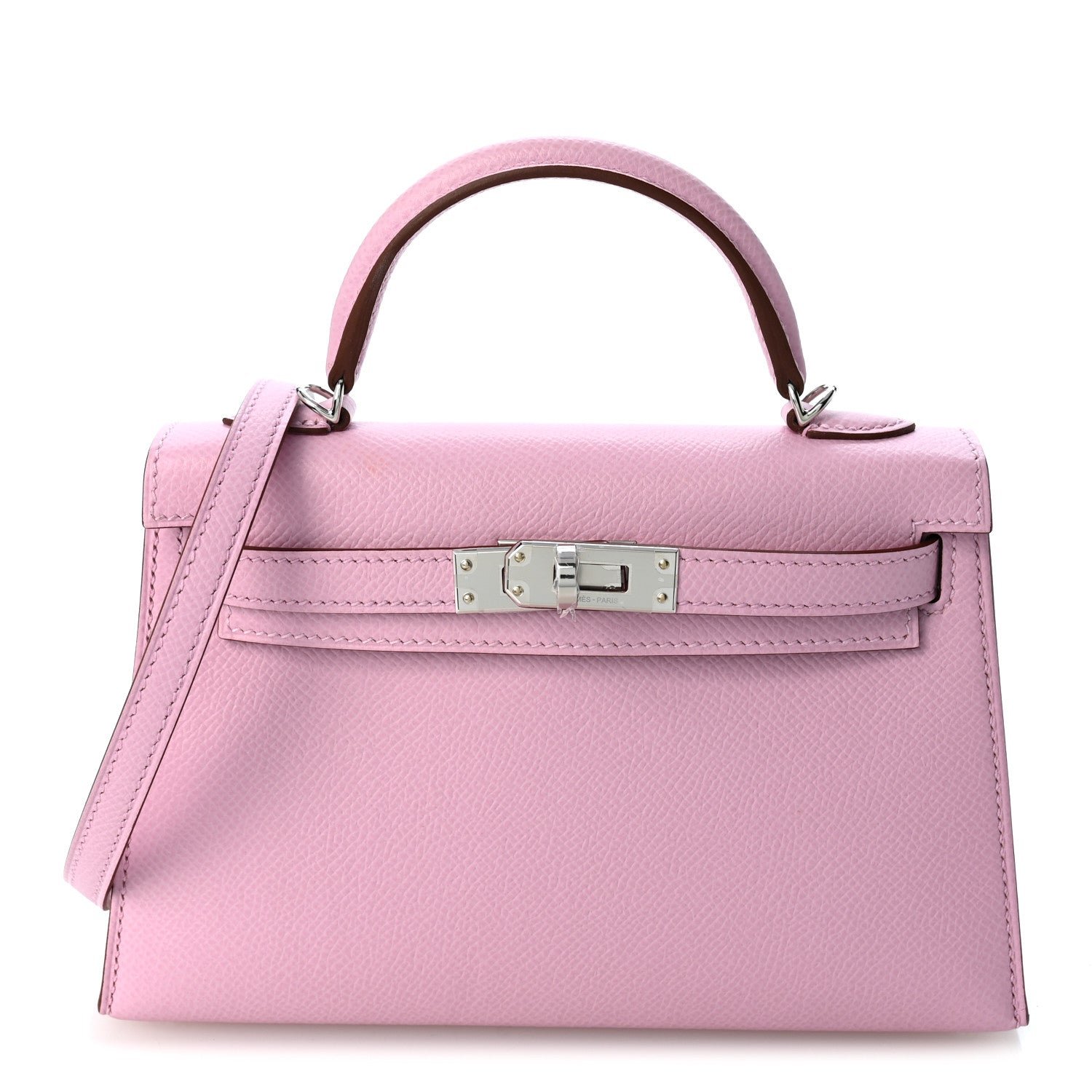 Hermes Epsom Mini Kelly Sellier 20 Mauve Sylvestre