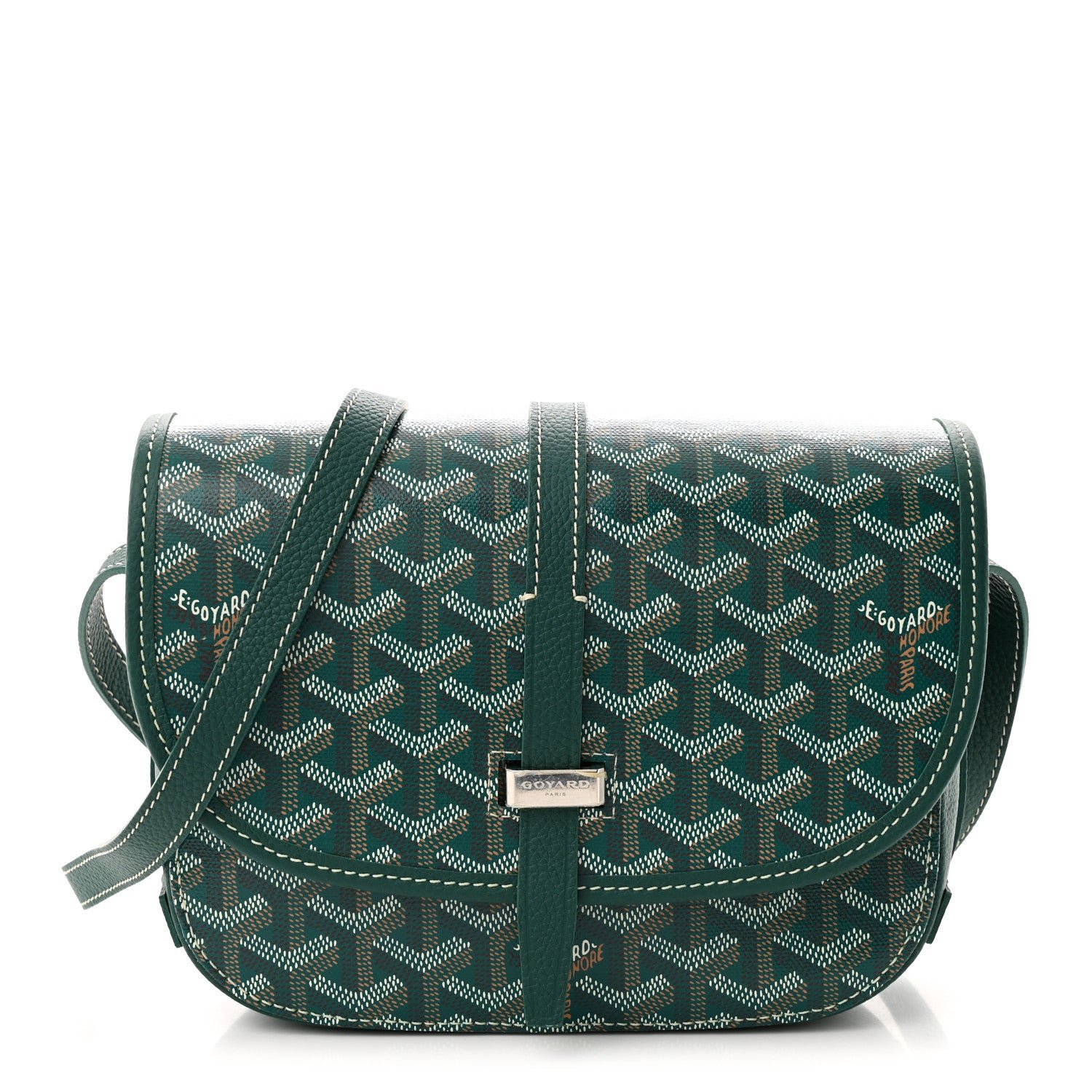 Goyard Goyardine Belvedere II PM Messenger Bag Green