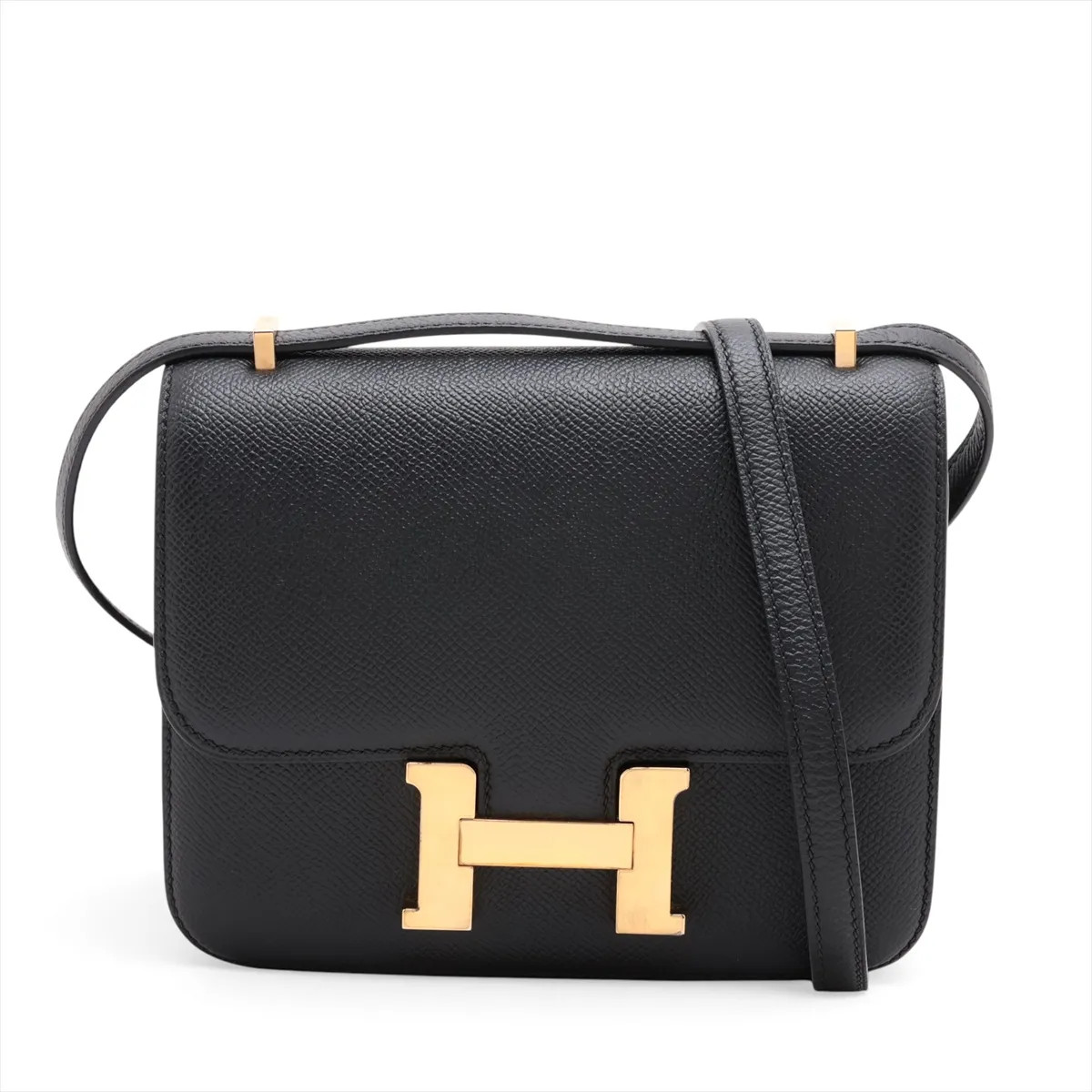 Hermès Constance 3 Mini 18 Veau Epsom Black Gold Metal Fittings