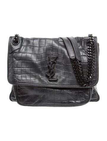 Embossed Leather Niki Medium