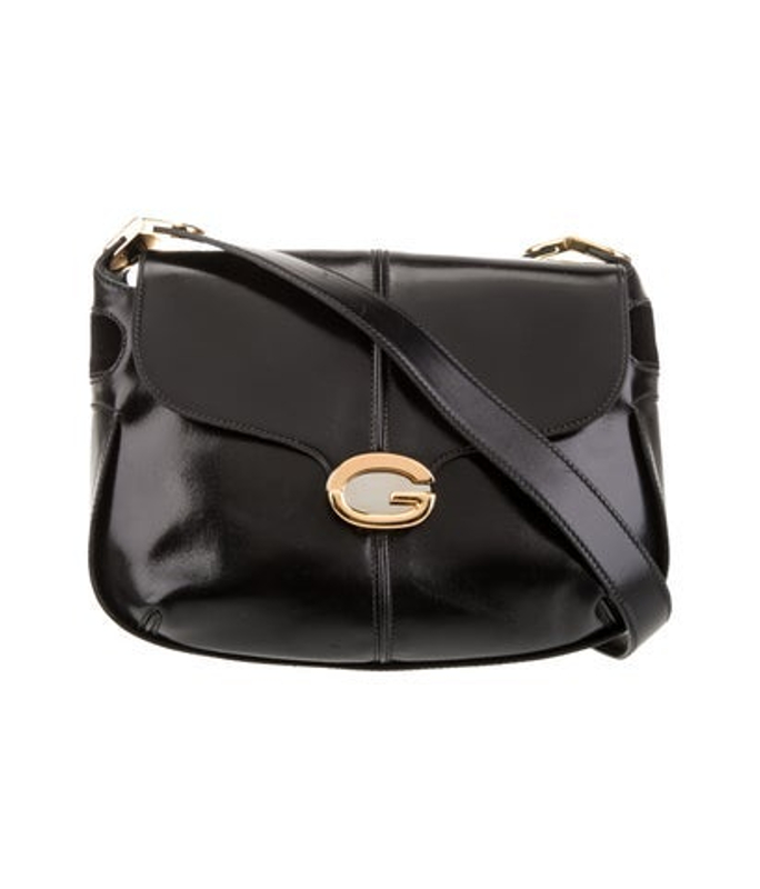 Gucci Leather Shoulder Bag Vintage