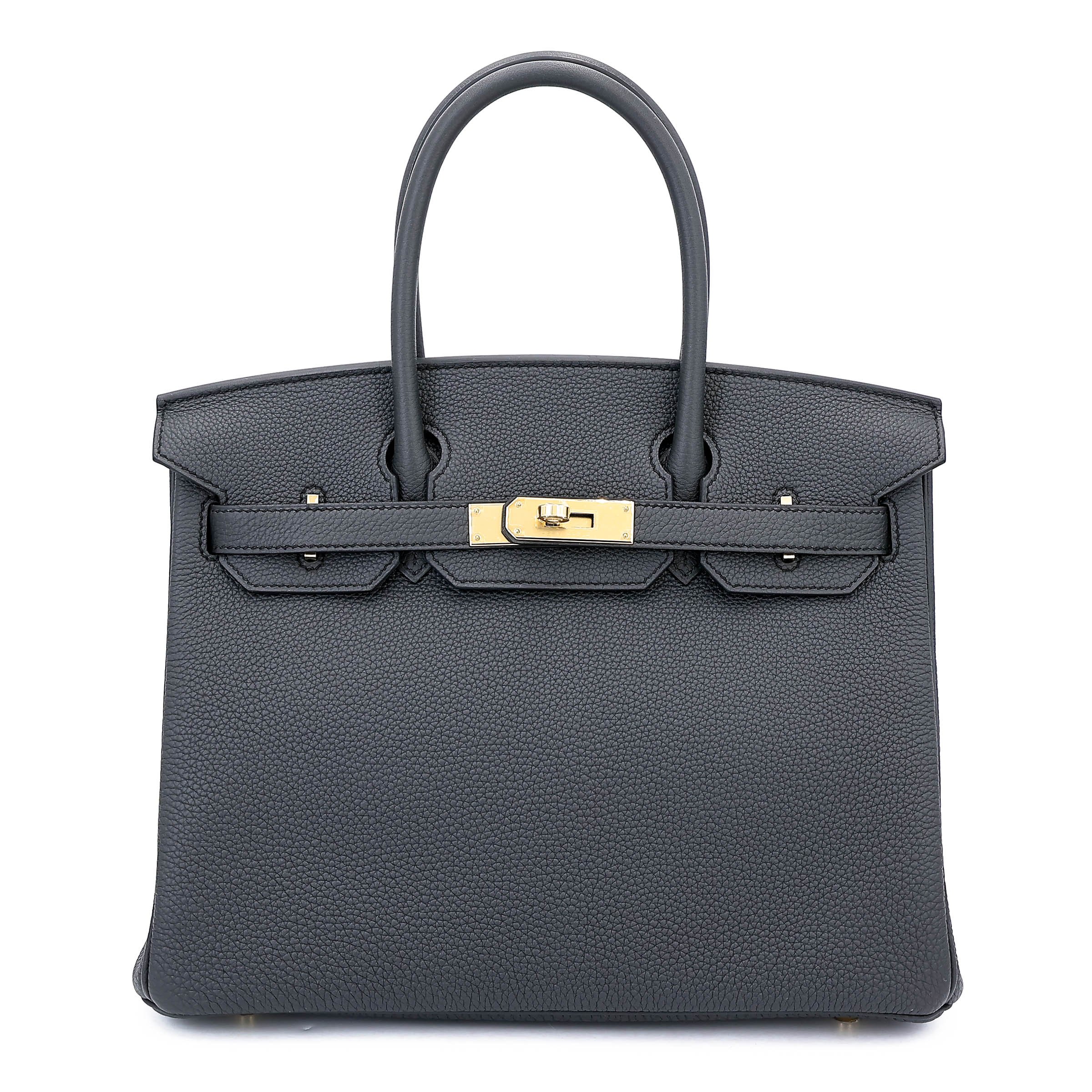Brand New ( Rank N ) HERMÈS Birkin 30 Plomb (8P) Togo Permabrass hardware G (2026)