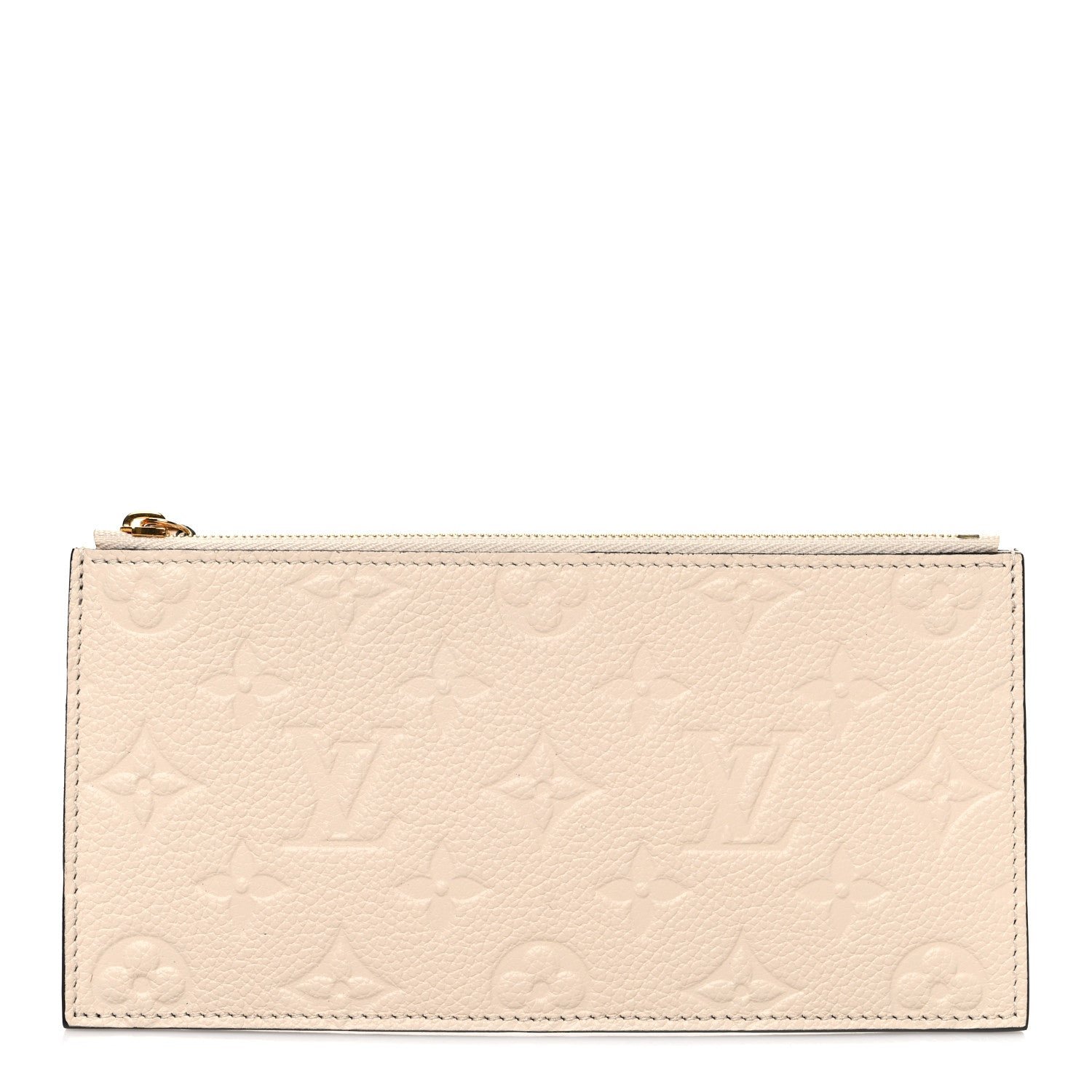 Louis Vuitton Empreinte Felicie Chain Wallet Zippered Insert Cream