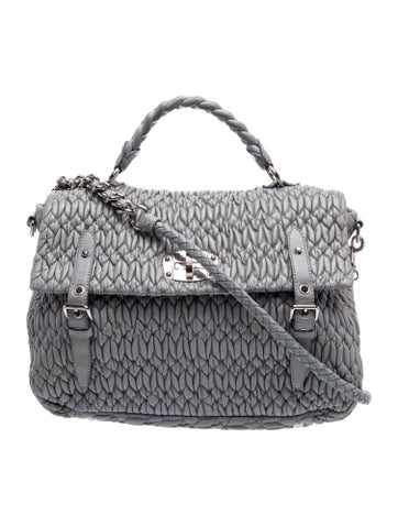 Leather Top Handle Bag