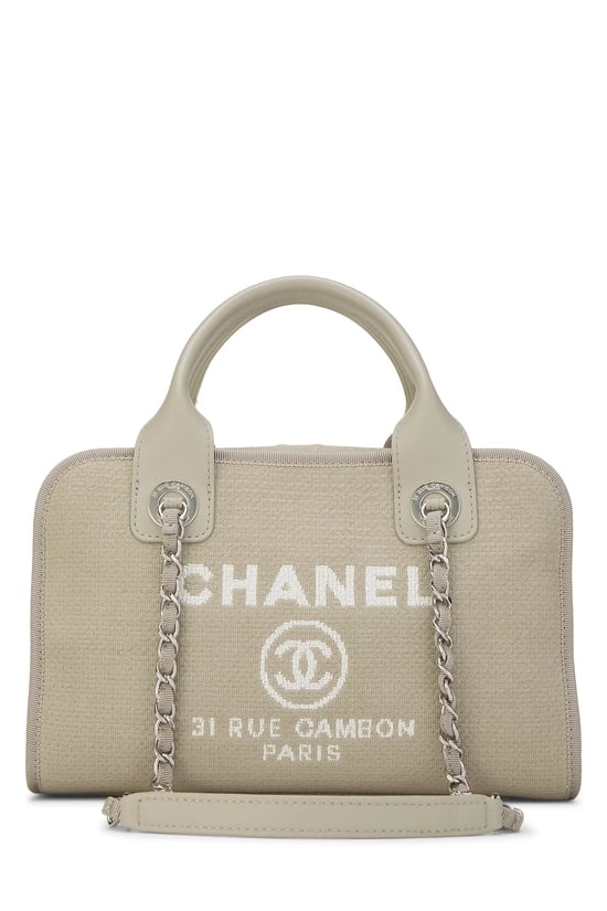 Grey Canvas Deauville Bowler