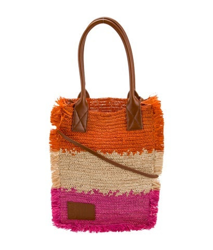 Sandro Raffia Shoulder Bag