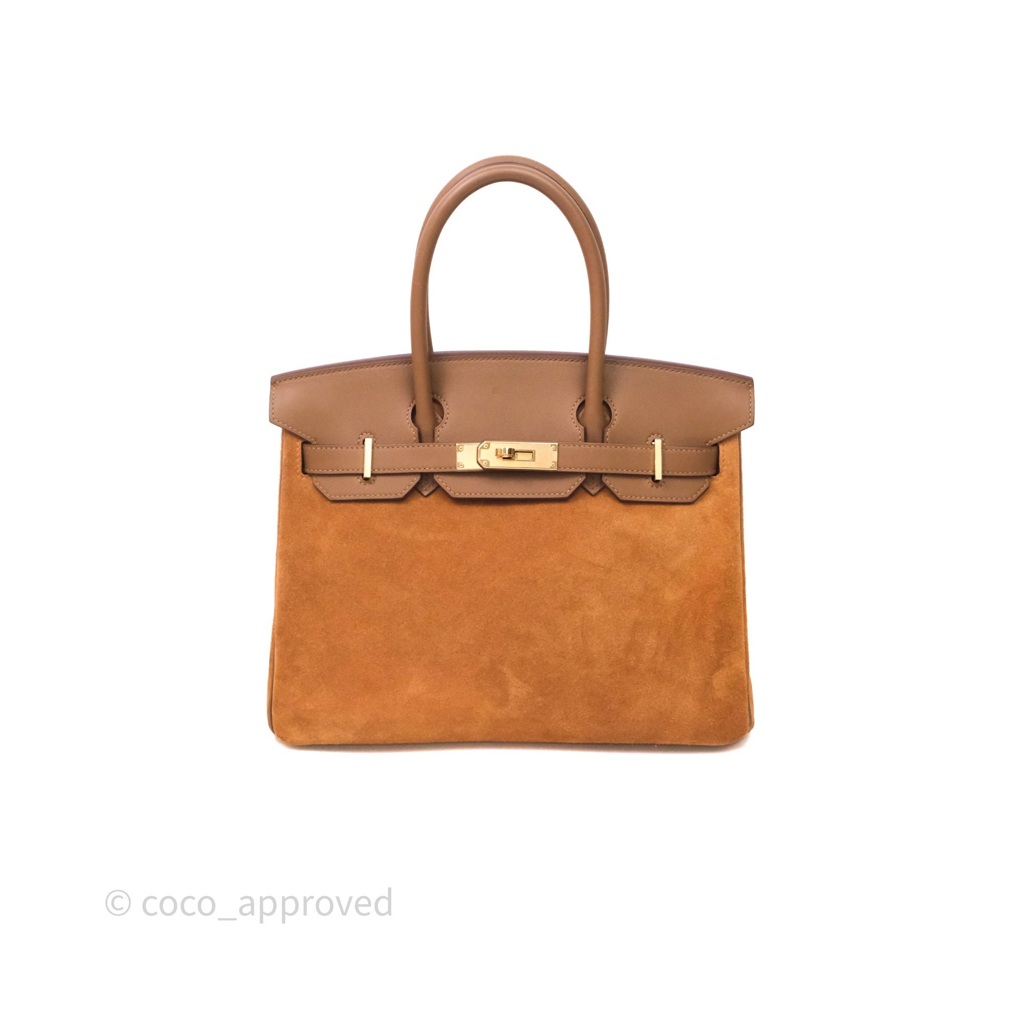 Hermès Birkin 30 Alezan Grizzly Gold Hardware