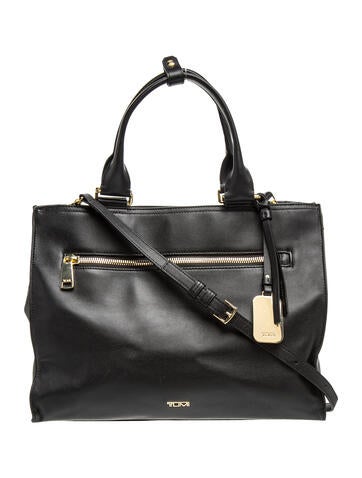 Tumi Leather Top Handle Bag