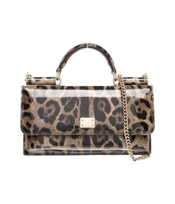 Dolce & Gabbana Gabbana Patent Leather Top Handle Bag