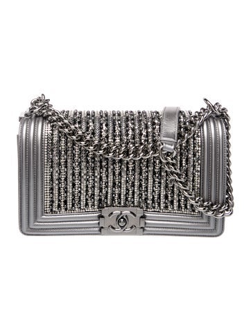 Embellished Medium Boy Bag
