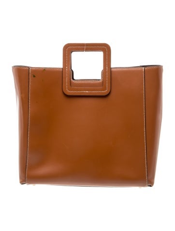 Staud Leather Top Handle Bag