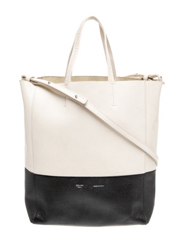 Leather Vertical Cabas