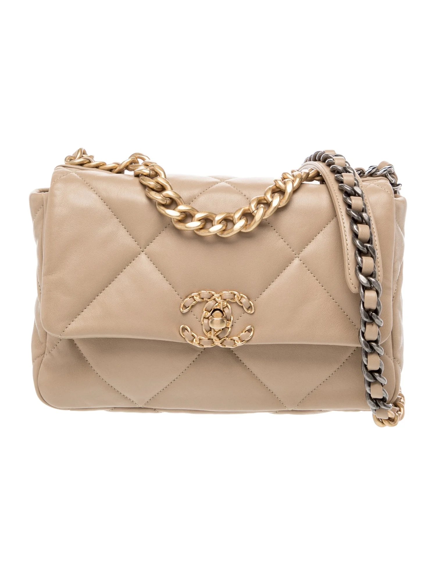 Quilted Medium 19 Flap Bag w/ Tags