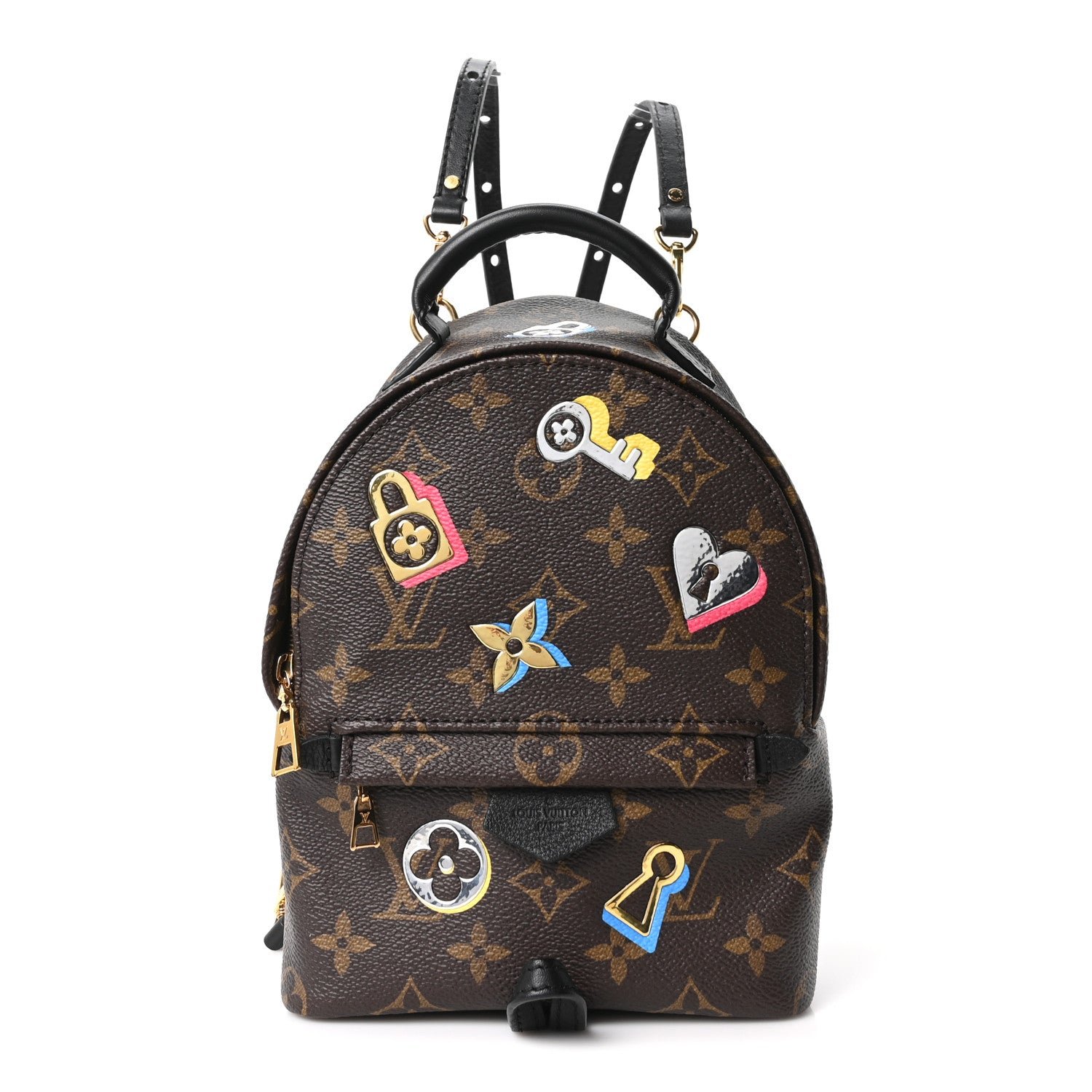 Louis Vuitton Monogram Love Lock Palm Springs Backpack Mini