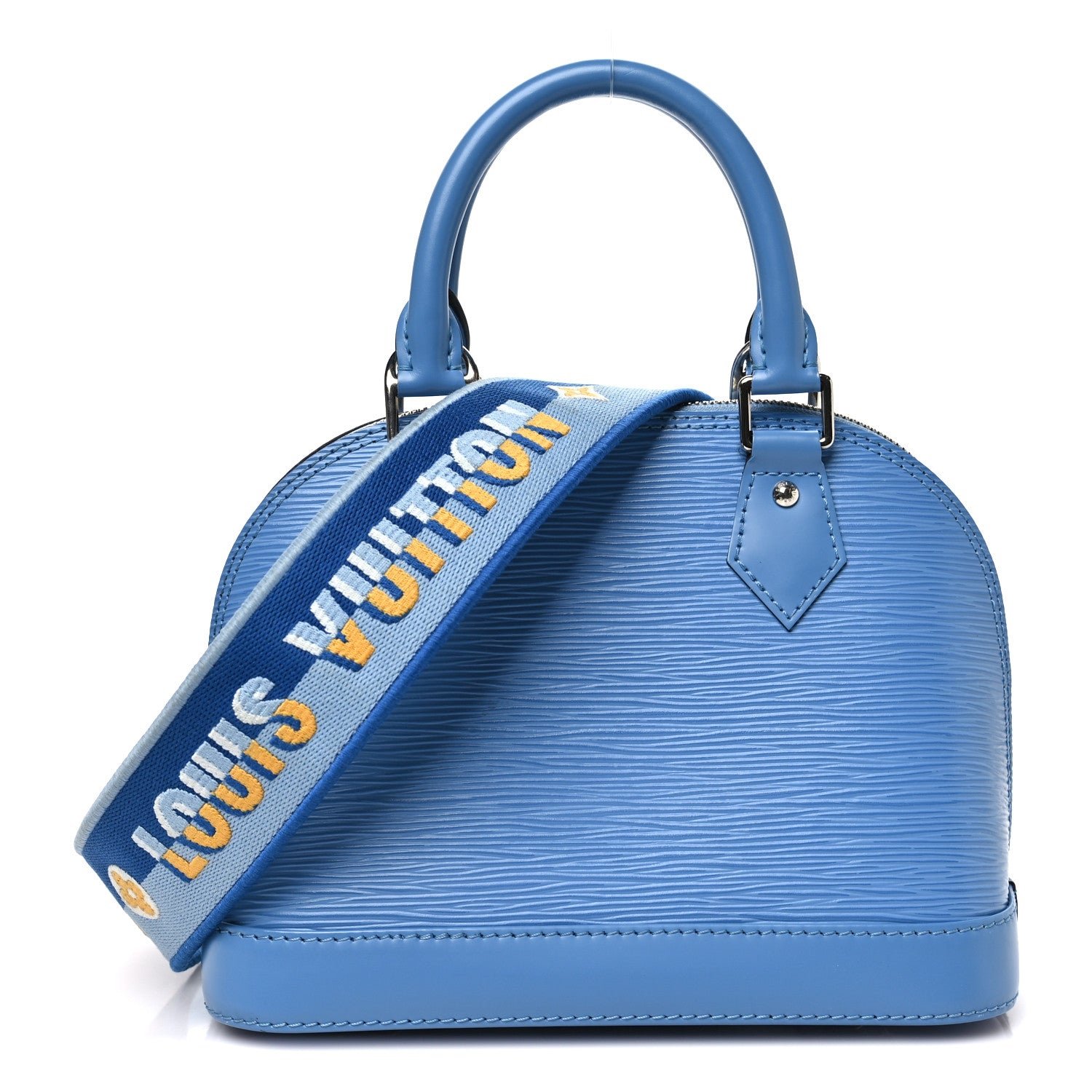 Louis Vuitton Epi Jacquard Alma BB Bleuet