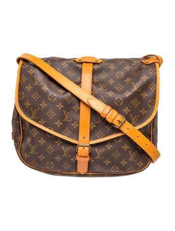 Louis Vuitton LV Monogram Saumur 35 Vintage