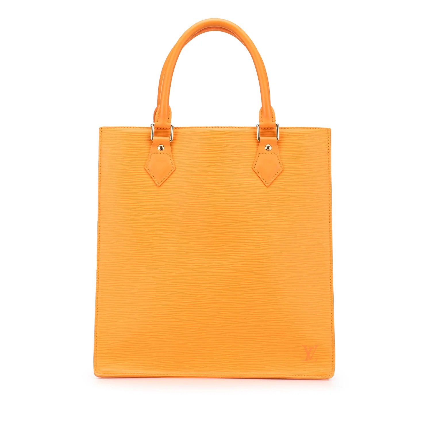 Leather Epi Sac Plat