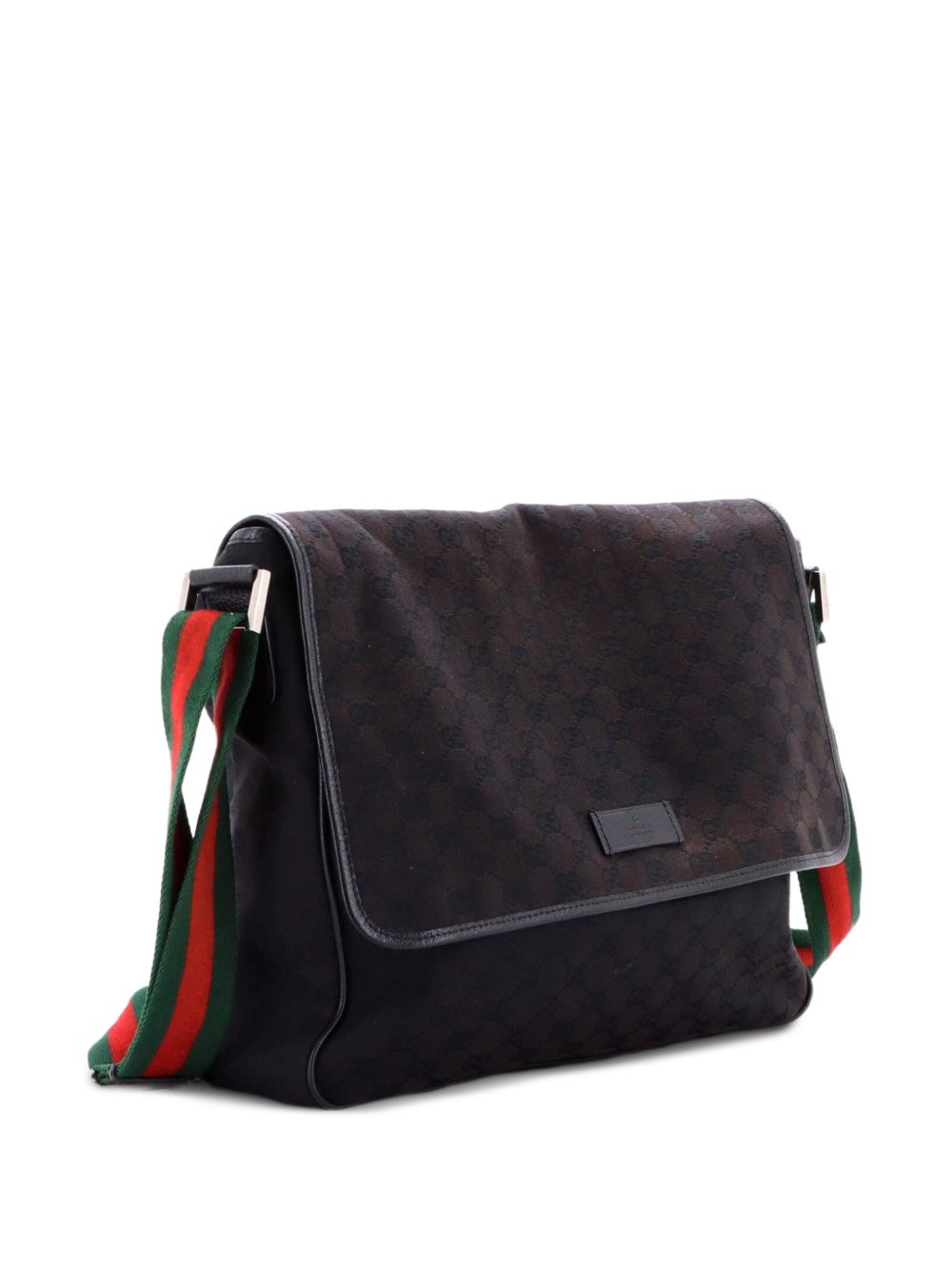 Web Strap Flap Messenger GG Canvas Medium crossbody bag