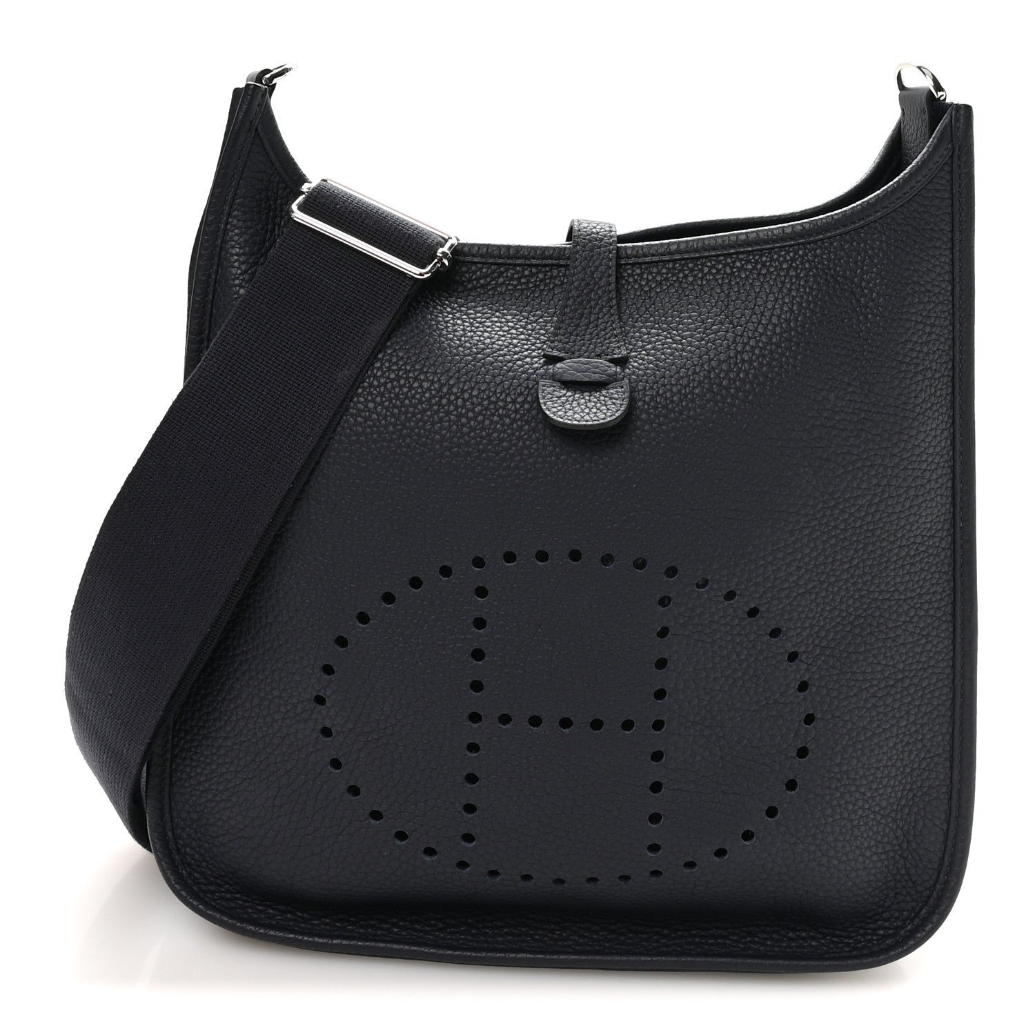Hermes Taurillon Clemence Evelyne III PM Bleu Nuit