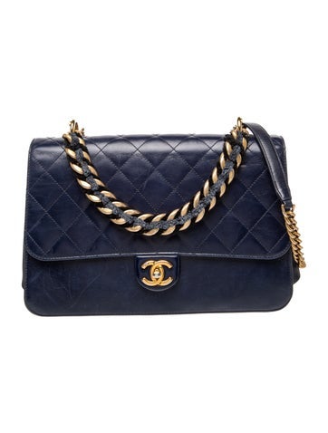 Paris-Cosmopolite Jumbo Straight Lined Flap Bag