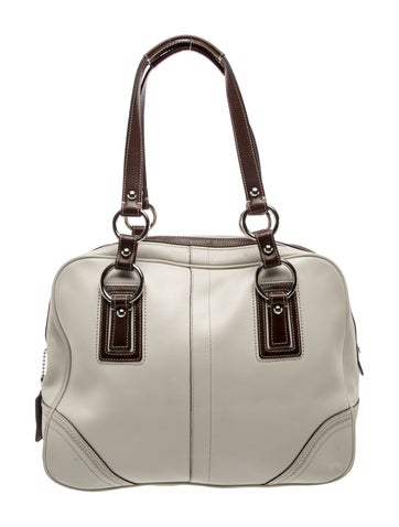 Leather Top Handle Bag