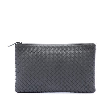 Leather Nappa Intrecciato Clutch