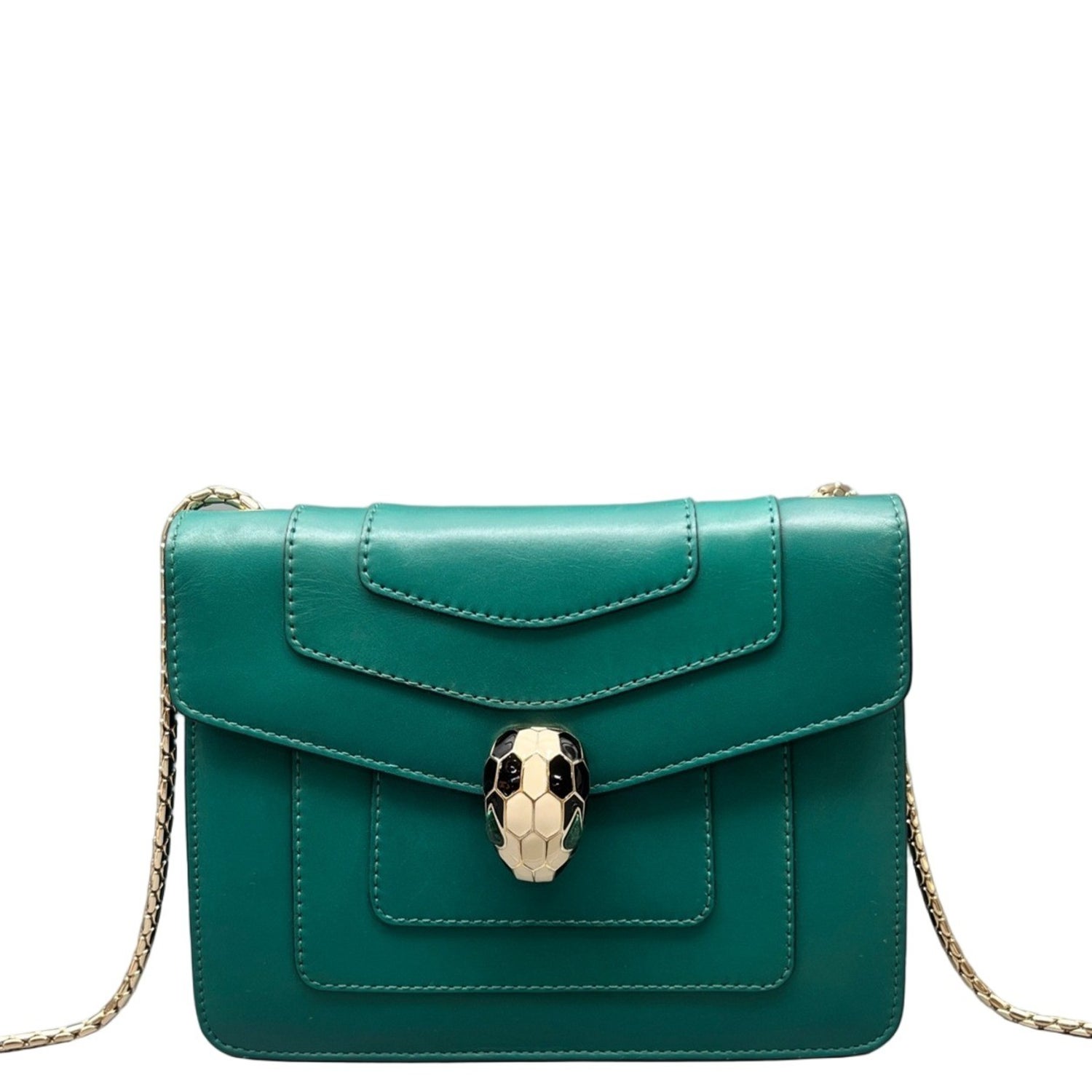 Calfskin Serpenti Forever Shoulder Bag Small