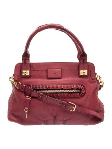 Leather Top Handle Bag