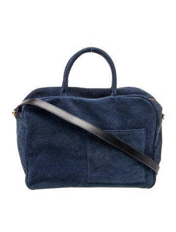 Suede Top Handle Bag w/ Tags