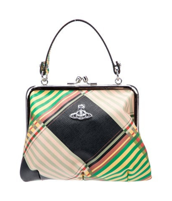 Vivienne Westwood Westwood Saffiano Leather Top Handle Bag