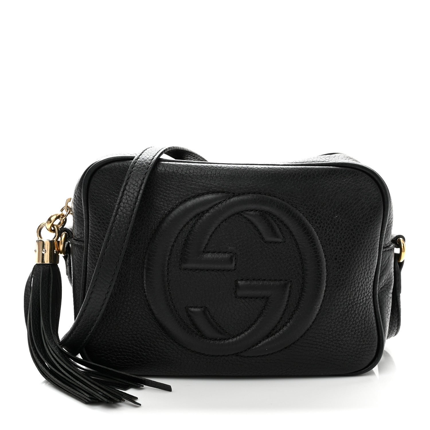 Gucci Pebbled Calfskin Small Soho Disco Bag Black