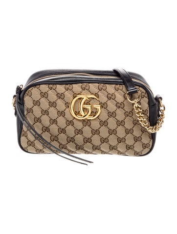GG Canvas Marmont Small