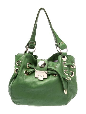 Jimmy Choo Leather Top Handle Bag