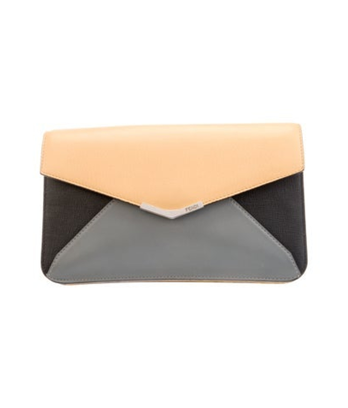 Fendi Leather Clutch