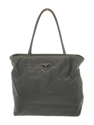 Tessuto Nylon Top Handle Bag Vintage