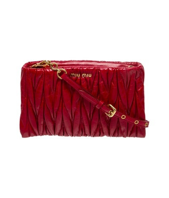 Miu Miu Miu Leather Shoulder Bag