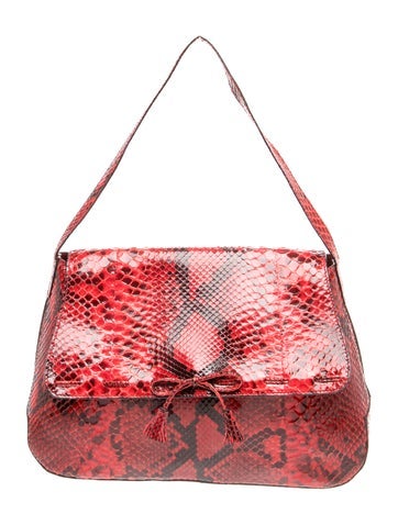 Anya Hindmarch Embossed Leather Shoulder Bag
