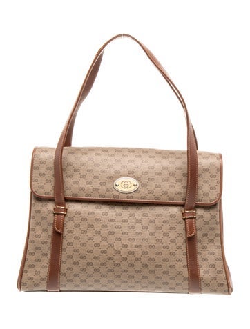 Interlocking G Top Handle Bag Vintage