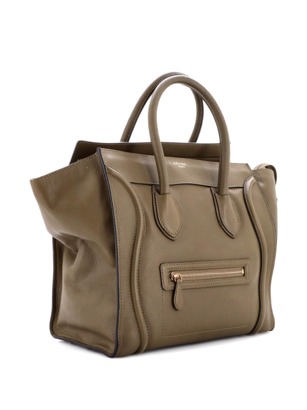 Luggage Bag Grainy Leather Mini tote bag