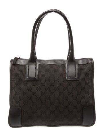 GG Canvas Top Handle Bag Vintage